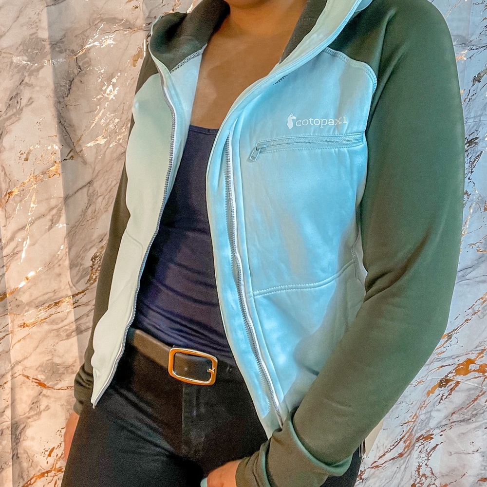 Cotopaxi Sambaya stretch fleece hooded jacket